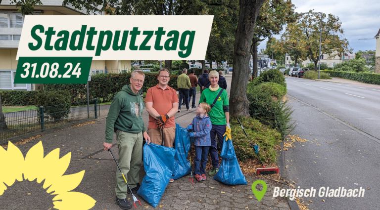 Stadtputztag am 31.08.24 in Bergisch Gladbach